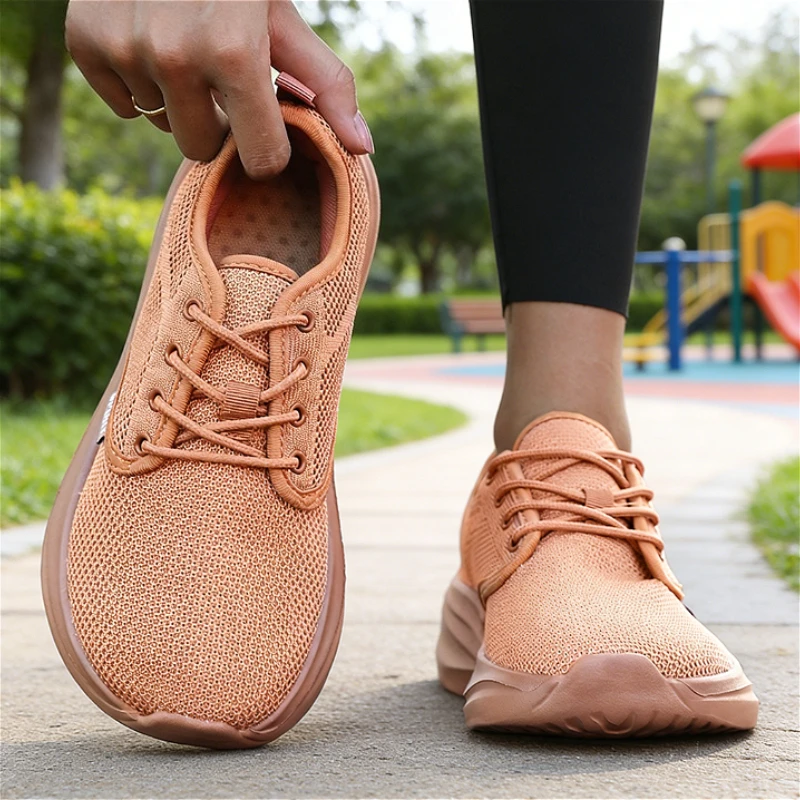 Couple Style Wide Toe Box Barefoot Shoes Khaki Breath Mesh Casual Shoes Lace Up Walking Shoes for Men Women Zapatos Deportivos
Couple Style Wide Toe Box Barefoot Shoes Khaki Breath Mesh Casual Shoes Lace Up Walking Shoes for Men Women Zapatos Deportivos