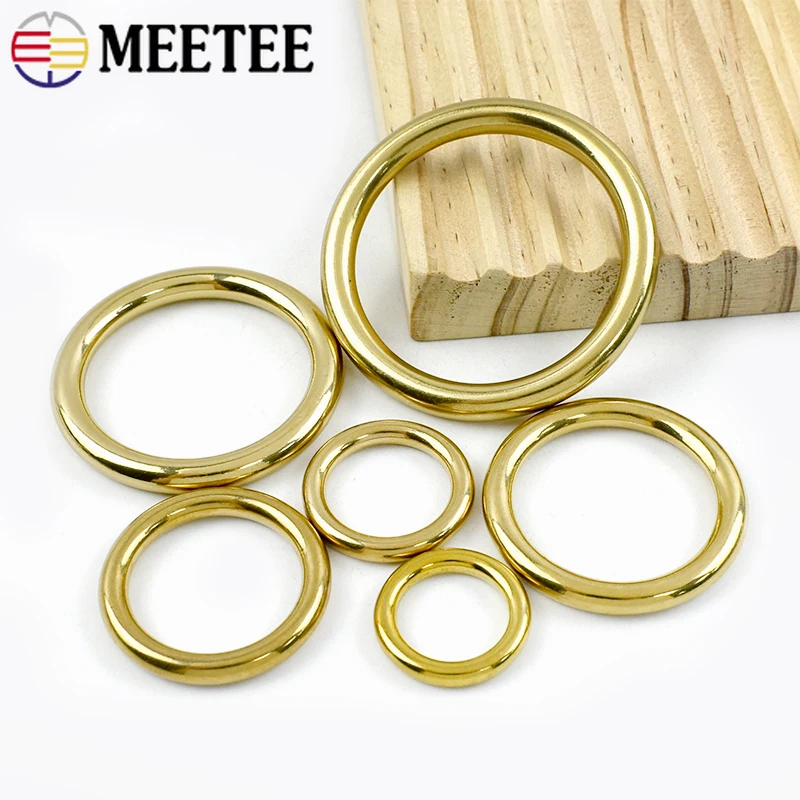 2/5Pcs 8-51mm Brass O Ring Buckles for Pet Collar Webbing Bag Strap Belt Harness Hook Keychain Loop Clasp Leather Hardware Craft
2/5Pcs 8-51mm Brass O Ring Buckles for Pet Collar Webbing Bag Strap Belt Harness Hook Keychain Loop Clasp Leather Hardware Craft