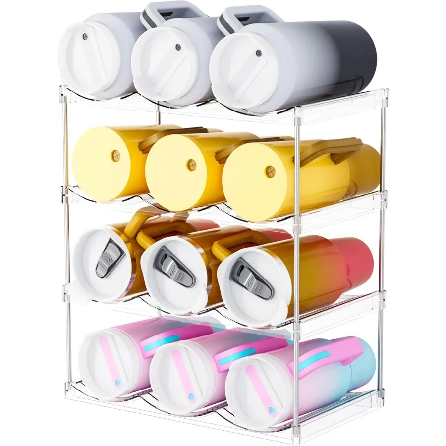 Stackable Water Bottle Organizer for Cabinet4 Pack Water Bottle Holder for Yeti 40 oz Bottle Shelf Clear Tumbler Storage Organ
Stackable Water Bottle Organizer for Cabinet4 Pack Water Bottle Holder for Yeti 40 oz Bottle Shelf Clear Tumbler Storage Organ
