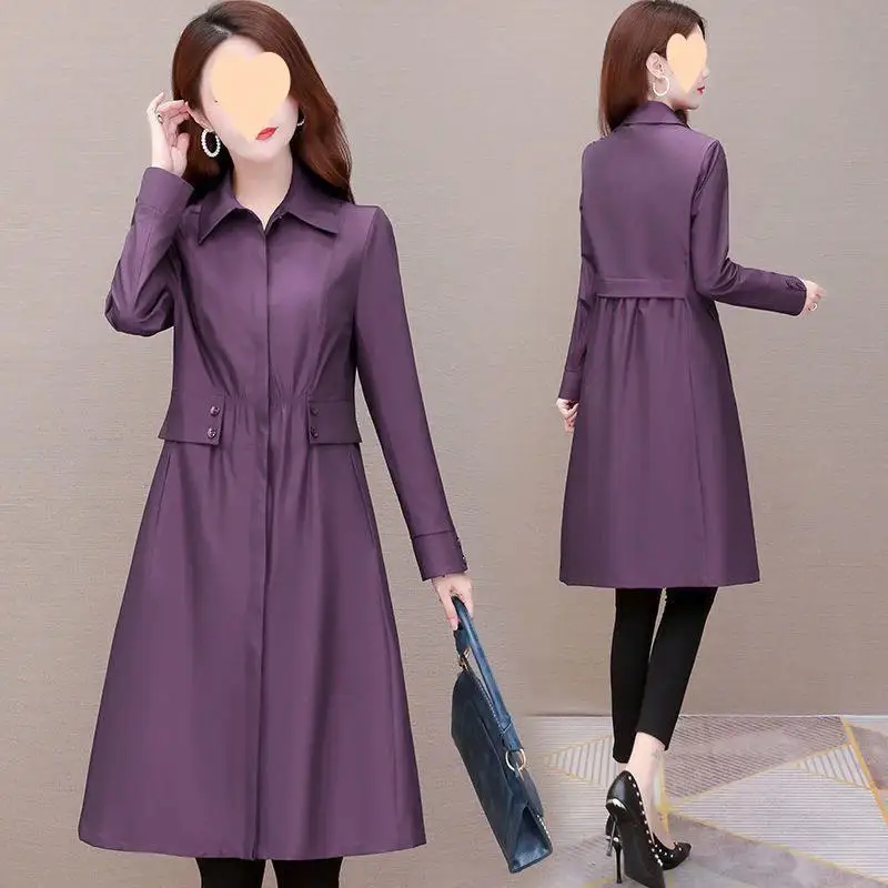 Spring 2024 Women's Long Coat Thin Long Sleeve Collar Fly Sleeve Regular Length Polyester Fashionable Elegant Style
Spring 2024 Women's Long Coat Thin Long Sleeve Collar Fly Sleeve Regular Length Polyester Fashionable Elegant Style