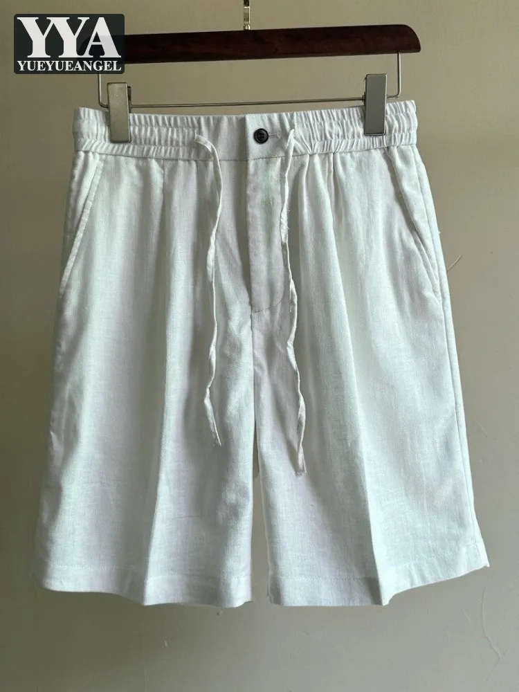 Casual Mens Summer Beach Shorts Breathable Loose Fit Elastic Waist Knee Length Straight Trousers Solid Color High Street Shorts
Casual Mens Summer Beach Shorts Breathable Loose Fit Elastic Waist Knee Length Straight Trousers Solid Color High Street Shorts