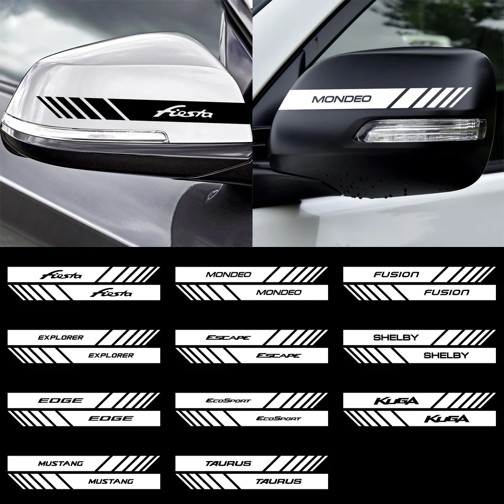 2PCS Car Rearview Mirror Badge Sticker Decor Auto Accessories For Ford Focus Fiesta Kuga Mondeo Smax ST Mustang Ranger Fusion
2PCS Car Rearview Mirror Badge Sticker Decor Auto Accessories For Ford Focus Fiesta Kuga Mondeo Smax ST Mustang Ranger Fusion