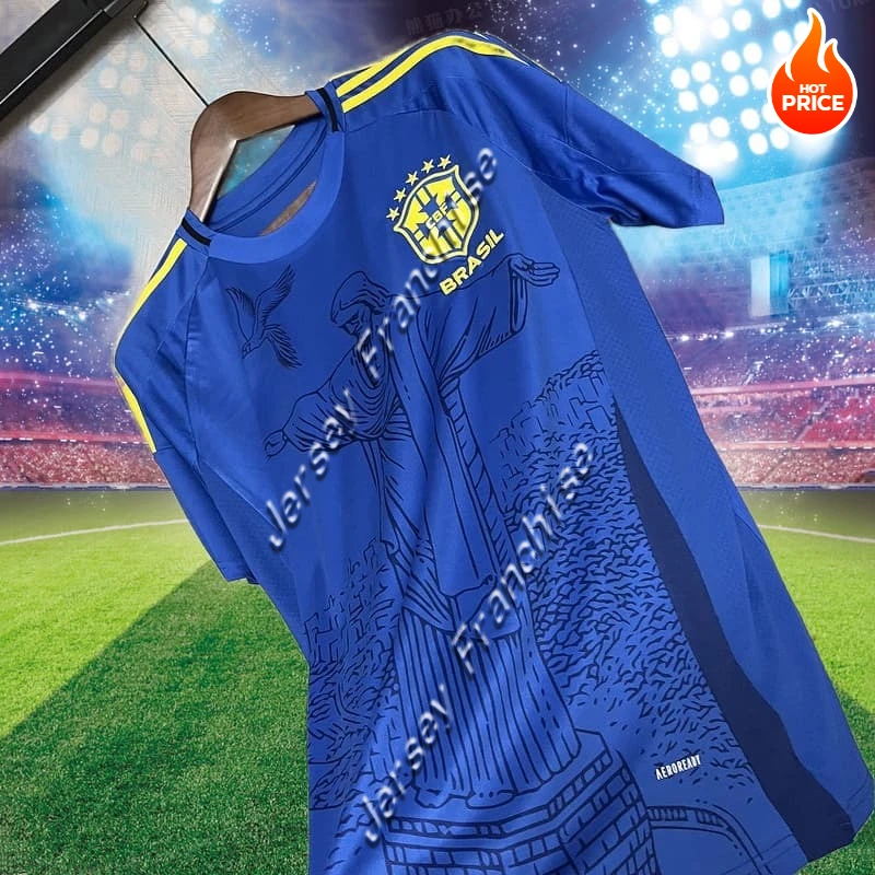 Men's Shirts Hot-selling Brazilian Football Jersey Leisure Thai Jersey Short Sleeve Quick-Dry Training Sports Unisex Top Moto
Men's Shirts Hot-selling Brazilian Football Jersey Leisure Thai Jersey Short Sleeve Quick-Dry Training Sports Unisex Top Moto