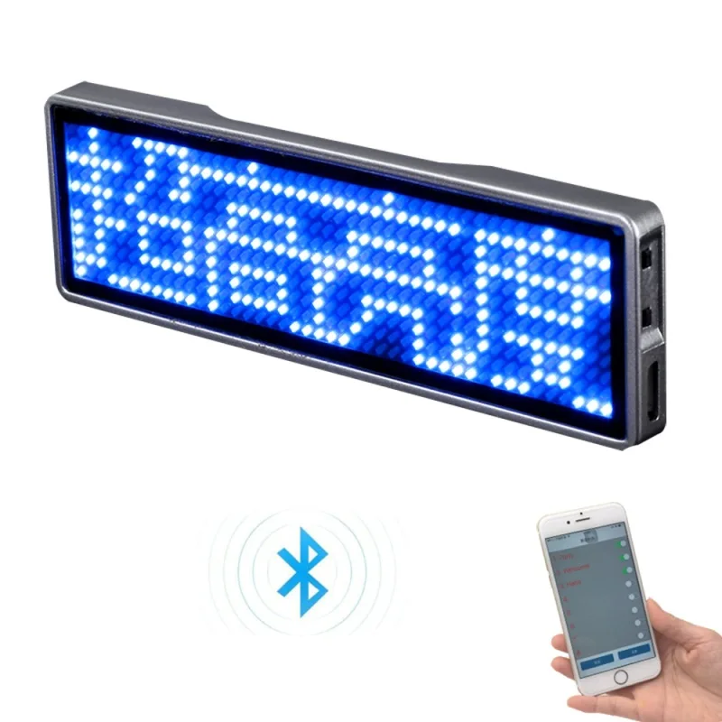 Customized. Factory Led Badge Business Card Display Charging Rolling Word-Moving Driving Work Badge
Customized. Factory Led Badge Business Card Display Charging Rolling Word-Moving Driving Work Badge