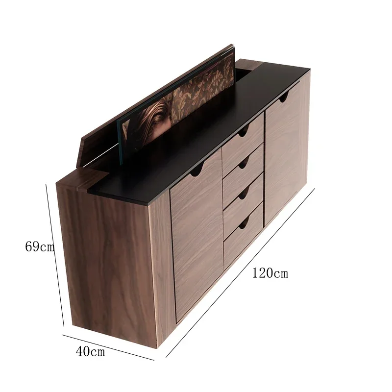 Smart Hidden Lifting TV Cabinet Ultra-Thin Rock Slab Double Side Partition Design
Smart Hidden Lifting TV Cabinet Ultra-Thin Rock Slab Double Side Partition Design