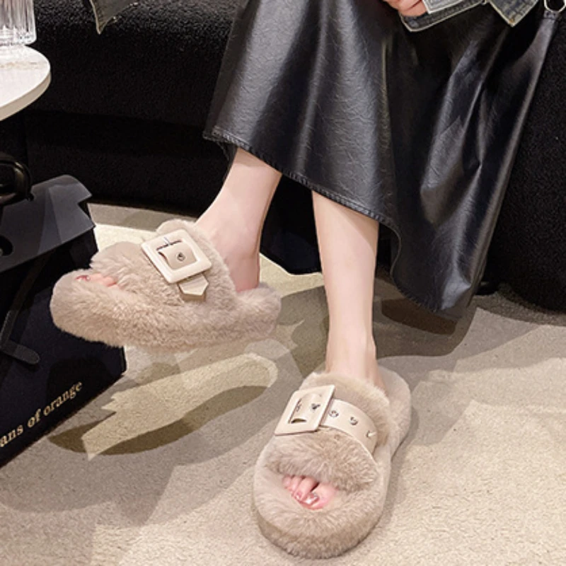 Women's Thick Sole Slippers Women fur sandals Comfortable fluffy flip flops for Women Home Designer Massage Rubber Sandals 슬리퍼
Women's Thick Sole Slippers Women fur sandals Comfortable fluffy flip flops for Women Home Designer Massage Rubber Sandals 슬리퍼