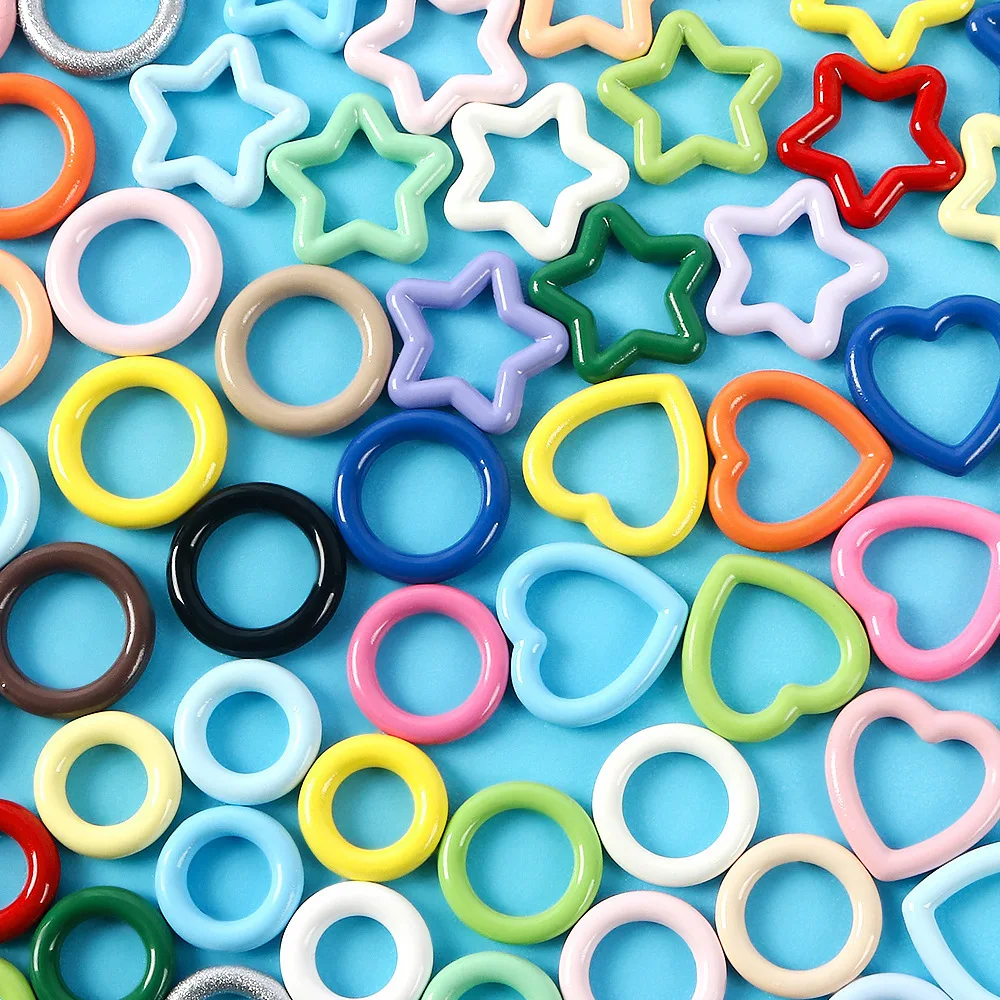 Mixed Color Metal Jump Rings O-Rings Star Heart Connectors DIY Jewelry Making Supplies for Bracelet Necklace Craft
Mixed Color Metal Jump Rings O-Rings Star Heart Connectors DIY Jewelry Making Supplies for Bracelet Necklace Craft