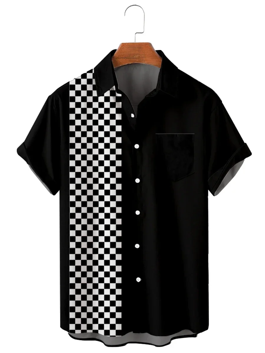2022 Men's Short Sleeve Lapel Shirt Oversized Patchwork Mesh 3D Printed Shirt Harajuku
2022 Men's Short Sleeve Lapel Shirt Oversized Patchwork Mesh 3D Printed Shirt Harajuku