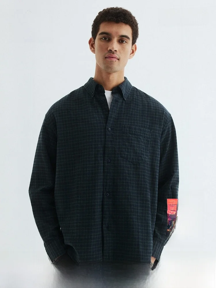 H&M Men's Loose Fit Long Sve irt Cheered Commute Inner Wear Spring 29673 Cotton Button up Casual Everyday irt
H&M Men's Loose Fit Long Sve irt Cheered Commute Inner Wear Spring 29673 Cotton Button up Casual Everyday irt