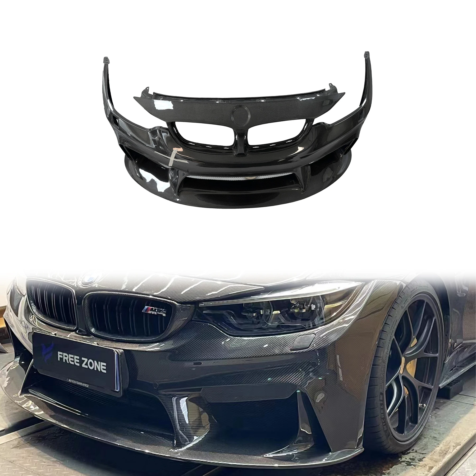 BMW M3/M4 3D стиль автозапчасти передний бампер комплект кузова из углеродного волокна для BMW M3/M4 F80/F82 (полное углеродное волокно)
BMW M3/M4 3D стиль автозапчасти передний бампер комплект кузова из углеродного волокна для BMW M3/M4 F80/F82 (полное углеродное волокно)