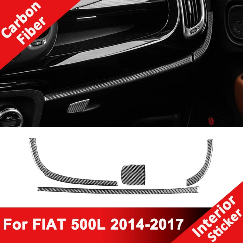 For FIAT 500L 2014-2017 Carbon Fiber Car Co-Pilot Trim Strip Storage Box Lock Cover Decorative Modification Interior Sticker
For FIAT 500L 2014-2017 Carbon Fiber Car Co-Pilot Trim Strip Storage Box Lock Cover Decorative Modification Interior Sticker