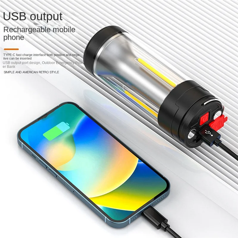 2525 + 1800 мАч двойной источник света для кемпинга Type-C перезаряжаемый магнитный фонарик на присоске рабочий свет уличный светильник для кемпинга
2525 + 1800 мАч двойной источник света для кемпинга Type-C перезаряжаемый магнитный фонарик на присоске рабочий свет уличный светильник для кемпинга