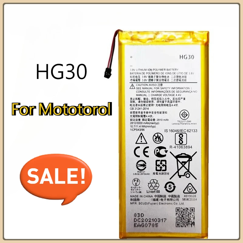 New HG30 Battery For Mototorol XT1791 XT1795 XT1805 XT1803 XT1806 XT1804 XT180 Moto G5s XT1794 XT1792 XT1793 /G5S Plus
New HG30 Battery For Mototorol XT1791 XT1795 XT1805 XT1803 XT1806 XT1804 XT180 Moto G5s XT1794 XT1792 XT1793 /G5S Plus