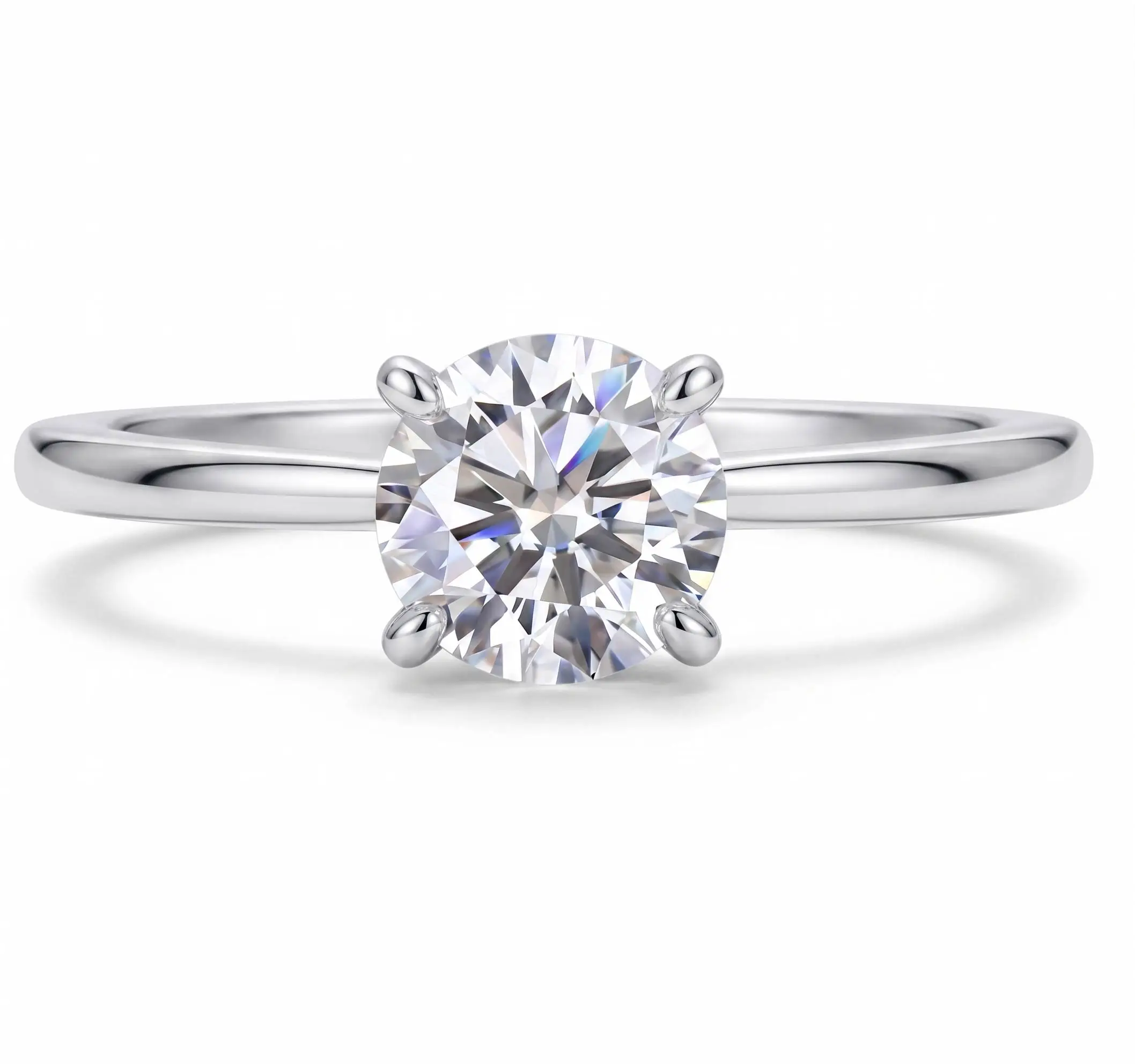 LYEE CYEE 1CT Round Solitaire Engagement Ring 925 Sterling Silver 4 Prong Promise Wedding Band Fine Jewelry for Women
LYEE CYEE 1CT Round Solitaire Engagement Ring 925 Sterling Silver 4 Prong Promise Wedding Band Fine Jewelry for Women