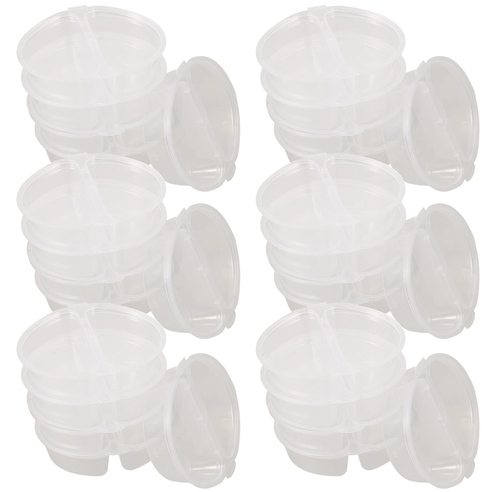 50pcs Sauce Boxes Mini Food Containers Portable Condiment Cups Transparent Plastic Lids Travel Dipping Storage Box
50pcs Sauce Boxes Mini Food Containers Portable Condiment Cups Transparent Plastic Lids Travel Dipping Storage Box