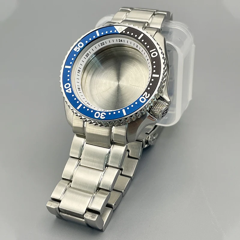 42mm SKX007 Watch Case With Steel Strap Sapphire Glass Fit NH35 NH36 NH38 4R 7S Movement SKX007 Watch Case Refit Parts
42mm SKX007 Watch Case With Steel Strap Sapphire Glass Fit NH35 NH36 NH38 4R 7S Movement SKX007 Watch Case Refit Parts