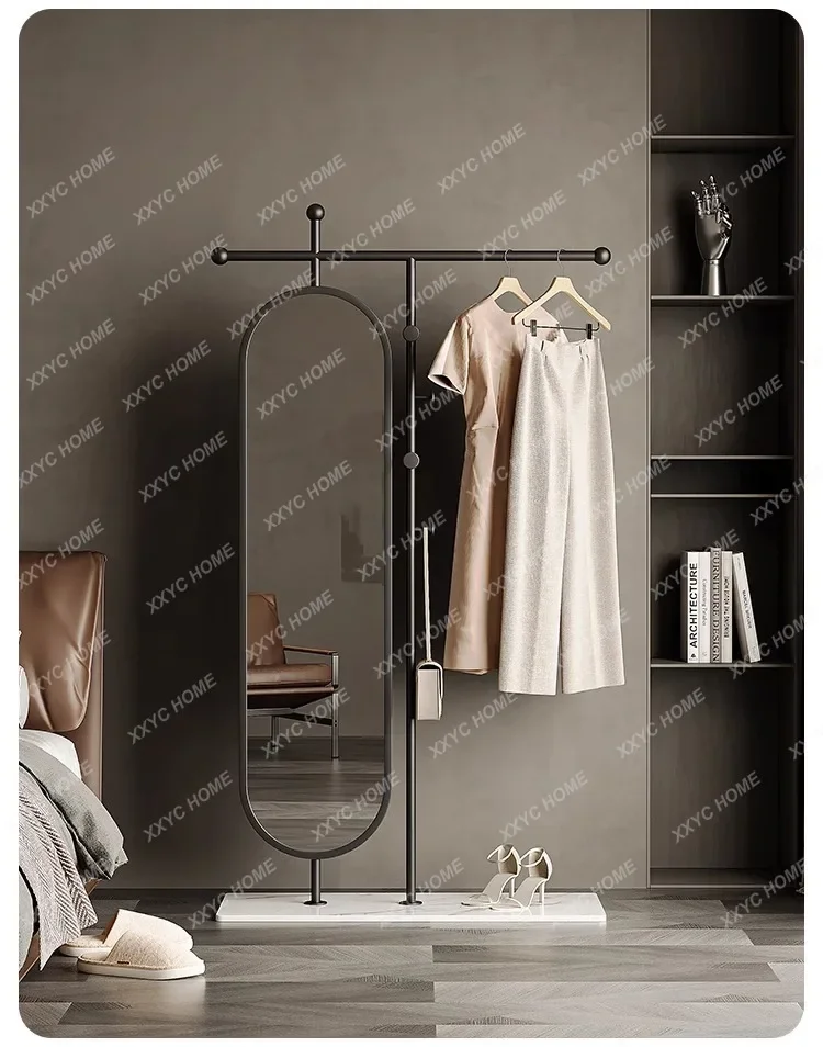 Light luxury coat rack full-length mirror integrated floor-to-ceiling bedroom with mirror rotatable model
Light luxury coat rack full-length mirror integrated floor-to-ceiling bedroom with mirror rotatable model