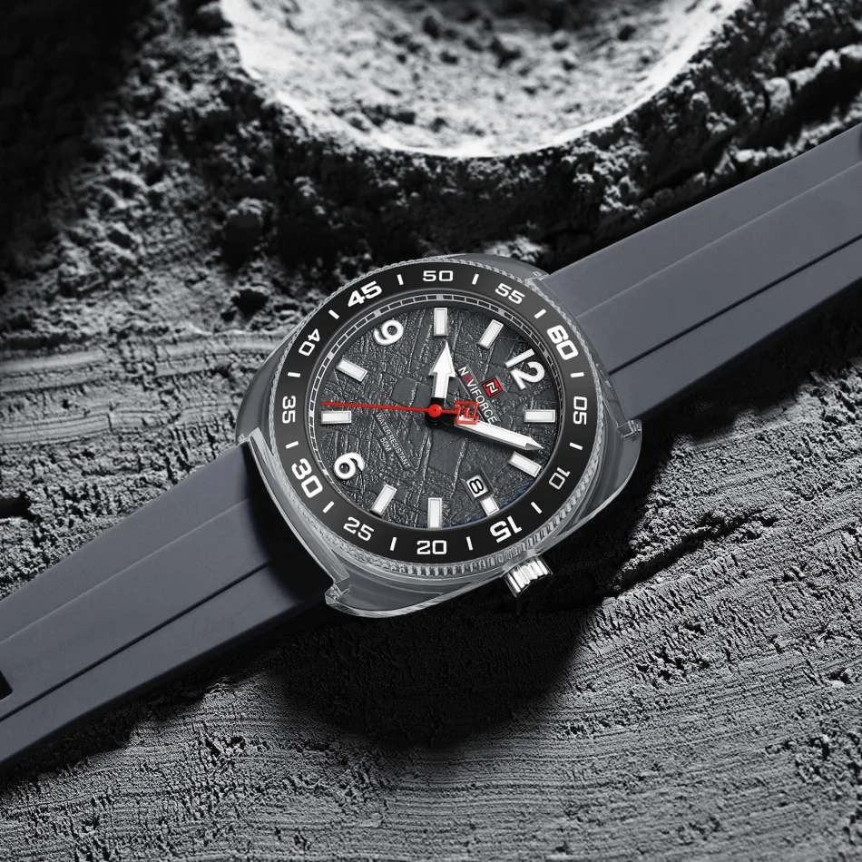 NAVIFORCE Men's Watch with Luminous Pointer Display 50m Water Resistance Quartz Movement Fashion Silicone Strap Male Clocks
NAVIFORCE Men's Watch with Luminous Pointer Display 50m Water Resistance Quartz Movement Fashion Silicone Strap Male Clocks