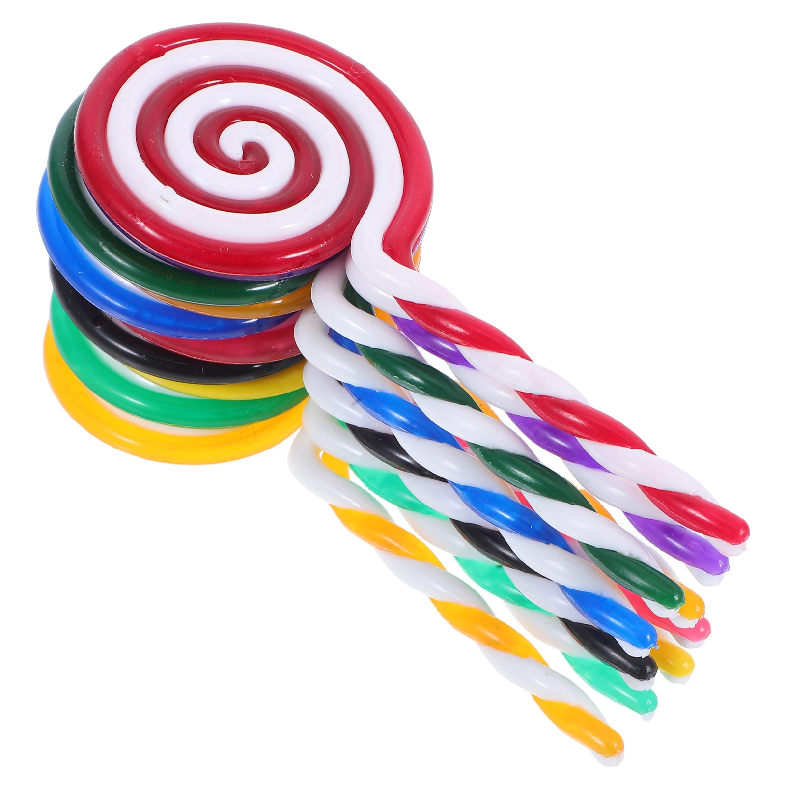 10 Pcs Simulated Lollipop Pendant Candy Hanging Props Lightweight Durable Diy Party Decoration Holiday Supplies
10 Pcs Simulated Lollipop Pendant Candy Hanging Props Lightweight Durable Diy Party Decoration Holiday Supplies