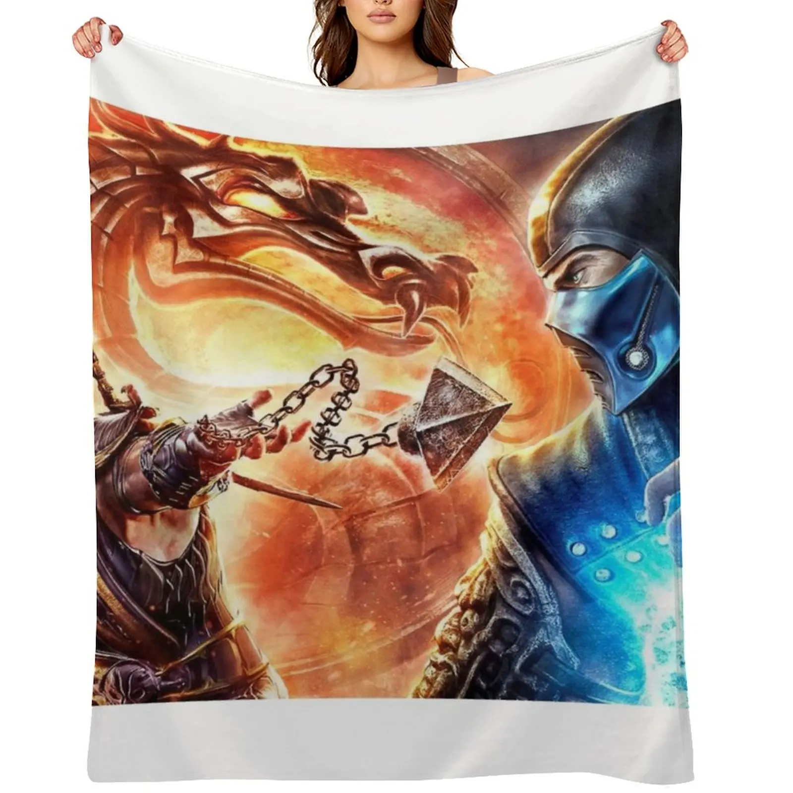 Mortal Kombat Throw Blanket Multi-Purpose Decoratives christmas decoration Plaid on the sofa Blankets
Mortal Kombat Throw Blanket Multi-Purpose Decoratives christmas decoration Plaid on the sofa Blankets