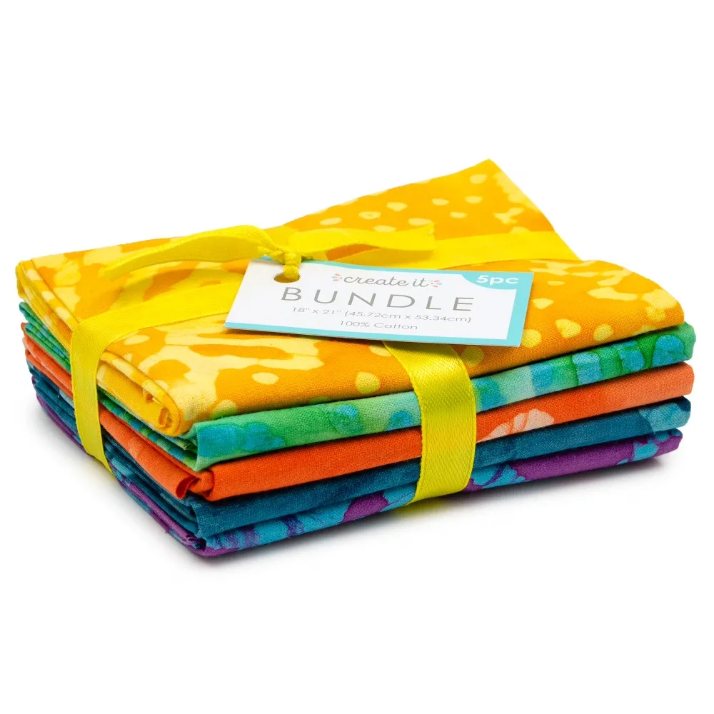 18x21 Inch Cotton Batik Fabric Squares Precut Quilting Sewing Craft Bundle 5 Piece Set for DIY Patchwork Quilts Pillowcases Apparel and Home Decor Projects Multicolor Assorted Hand Dyed Traditional Patterns
18x21 Inch Cotton Batik Fabric Squares Precut Quilting Sewing Craft Bundle 5 Piece Set for DIY Patchwork Quilts Pillowcases Apparel and Home Decor Projects Multicolor Assorted Hand Dyed Traditional Patterns