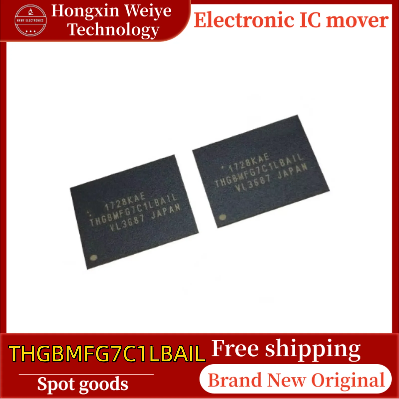 2/10 pcs THGBMFG7C1LBAIL BGA-153 2.7V~3.6V EMMC memory chip brand new in stock free shipping
2/10 pcs THGBMFG7C1LBAIL BGA-153 2.7V~3.6V EMMC memory chip brand new in stock free shipping