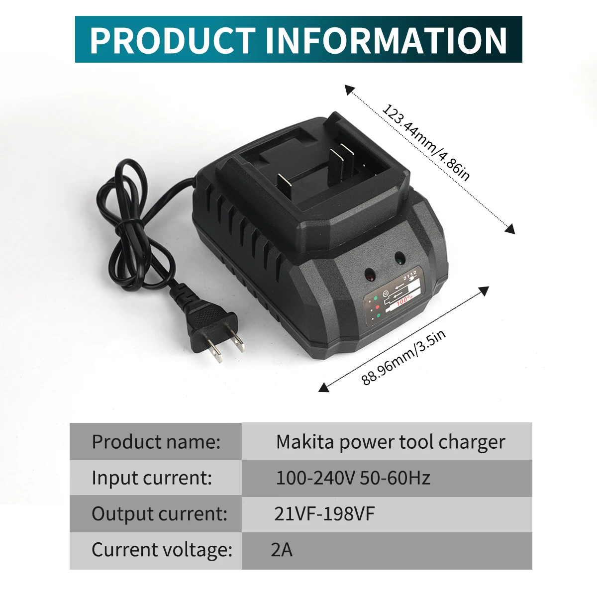 for Makita NEW 2026 Multi Scene 18V 21V Battery Charger,Industrial Electric Drill Grinder Wrench Universal Charging tools
for Makita NEW 2026 Multi Scene 18V 21V Battery Charger,Industrial Electric Drill Grinder Wrench Universal Charging tools