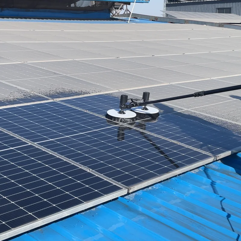 Dual-head Disc Brush Solar Panel Cleaner, Water Saving 24V 28Ah Battery for Higher Power Generation
Dual-head Disc Brush Solar Panel Cleaner, Water Saving 24V 28Ah Battery for Higher Power Generation