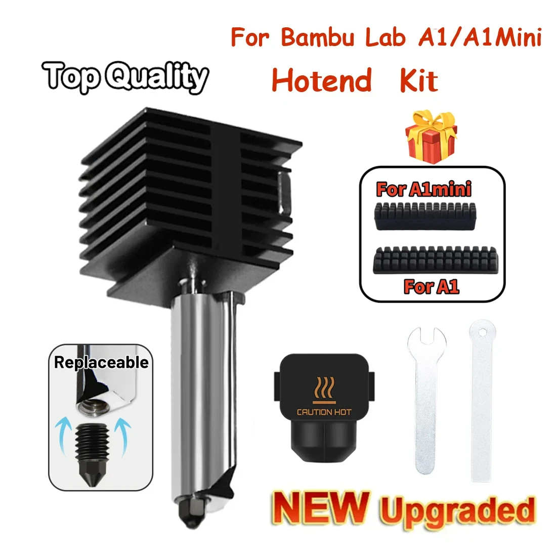 For Bambu Lab A1 mini Hotend Kit 0.2/0.4/0.6/0.8MM Nozzle Hardened steel For Bambu Lab A1 Nozzles Assembly 3D printer Hotend
For Bambu Lab A1 mini Hotend Kit 0.2/0.4/0.6/0.8MM Nozzle Hardened steel For Bambu Lab A1 Nozzles Assembly 3D printer Hotend