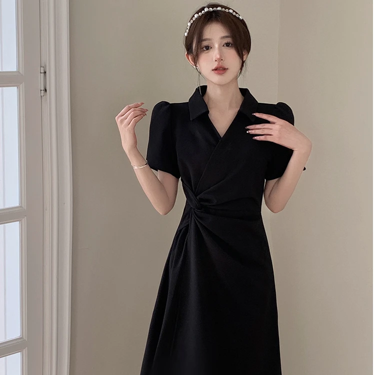 plus Size Summer New Style Women's Dress Elegant Gentle Style Tea Break Slimming Effect Pure Color V-Neck Short Sleeve
plus Size Summer New Style Women's Dress Elegant Gentle Style Tea Break Slimming Effect Pure Color V-Neck Short Sleeve