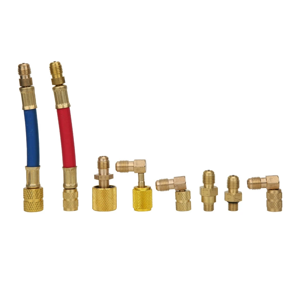 8Pcs Air Conditioning Adapter MultiPurpose Connector Refrigeration Tool CT-138(CT-138 )
8Pcs Air Conditioning Adapter MultiPurpose Connector Refrigeration Tool CT-138(CT-138 )