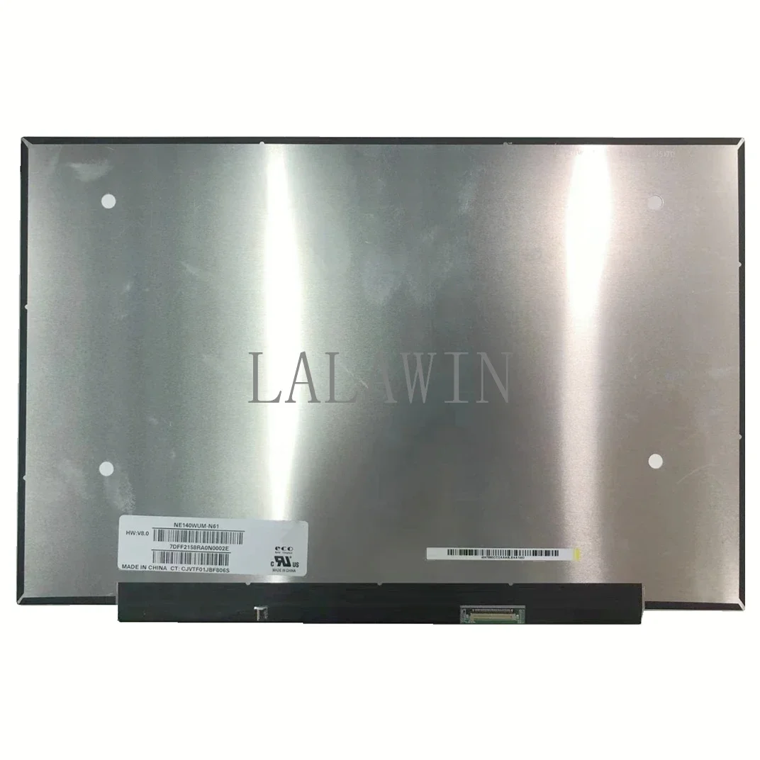 NE140WUM-N61 1920x1200 30-контактный EDP IPS тонкий ЖК-экран для ноутбука, матрица панели
NE140WUM-N61 1920x1200 30-контактный EDP IPS тонкий ЖК-экран для ноутбука, матрица панели