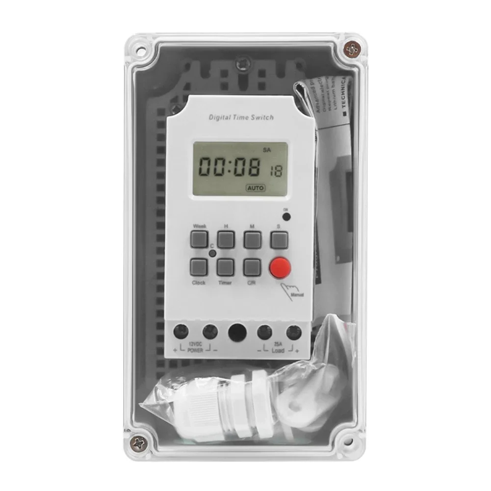 Waterproof Design Digital Timer Switch MT316SE Perfectly Suited for Controlling Streetlights and Appliances For Outdoors
Waterproof Design Digital Timer Switch MT316SE Perfectly Suited for Controlling Streetlights and Appliances For Outdoors