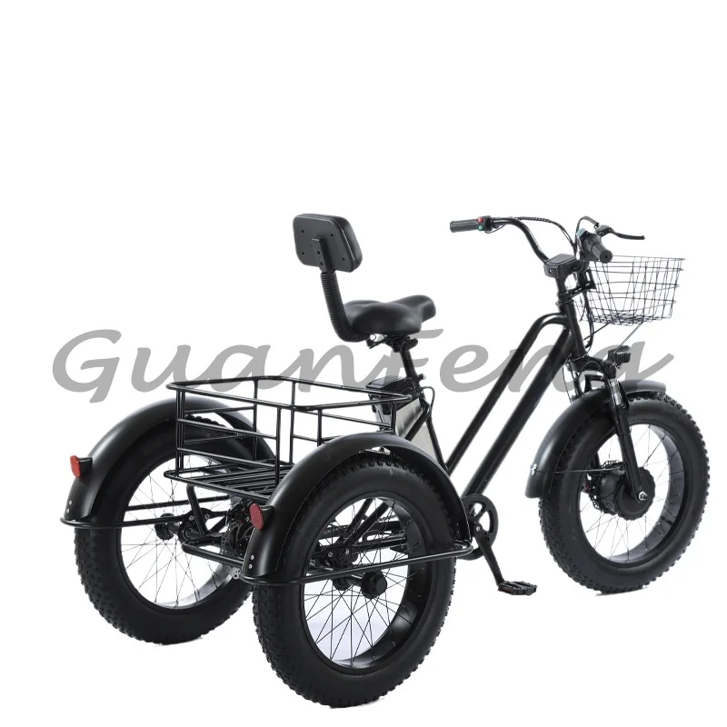 20 Inch Fat Tire Electric Tricycle 12AH 30KM Lithium Battery Pedal Assist E-Trike For Snow Beach Mountain Adults
20 Inch Fat Tire Electric Tricycle 12AH 30KM Lithium Battery Pedal Assist E-Trike For Snow Beach Mountain Adults