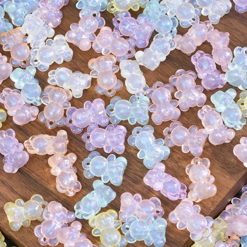 30pcs Acrylic Bear Pendant Colorful Transparent Earring Necklaces Pendant For Jewelry Making DIY Handmade Accessories
30pcs Acrylic Bear Pendant Colorful Transparent Earring Necklaces Pendant For Jewelry Making DIY Handmade Accessories