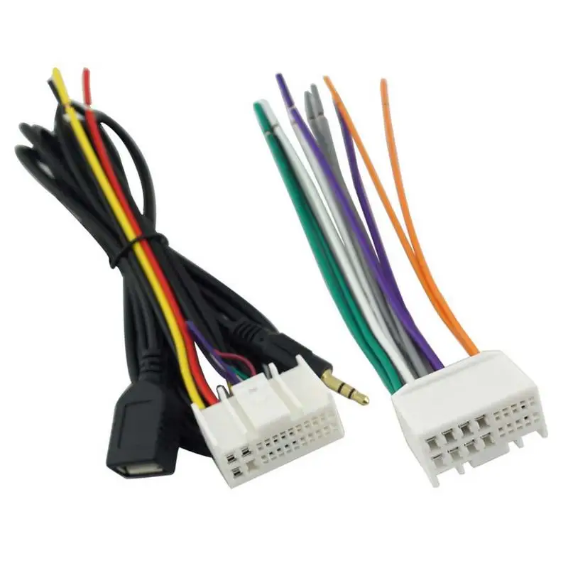 1PC Car Audio Wiring HarnessCD Cable Harness Plug With USB AUX Line For KIA K2K5 Sportage
1PC Car Audio Wiring HarnessCD Cable Harness Plug With USB AUX Line For KIA K2K5 Sportage