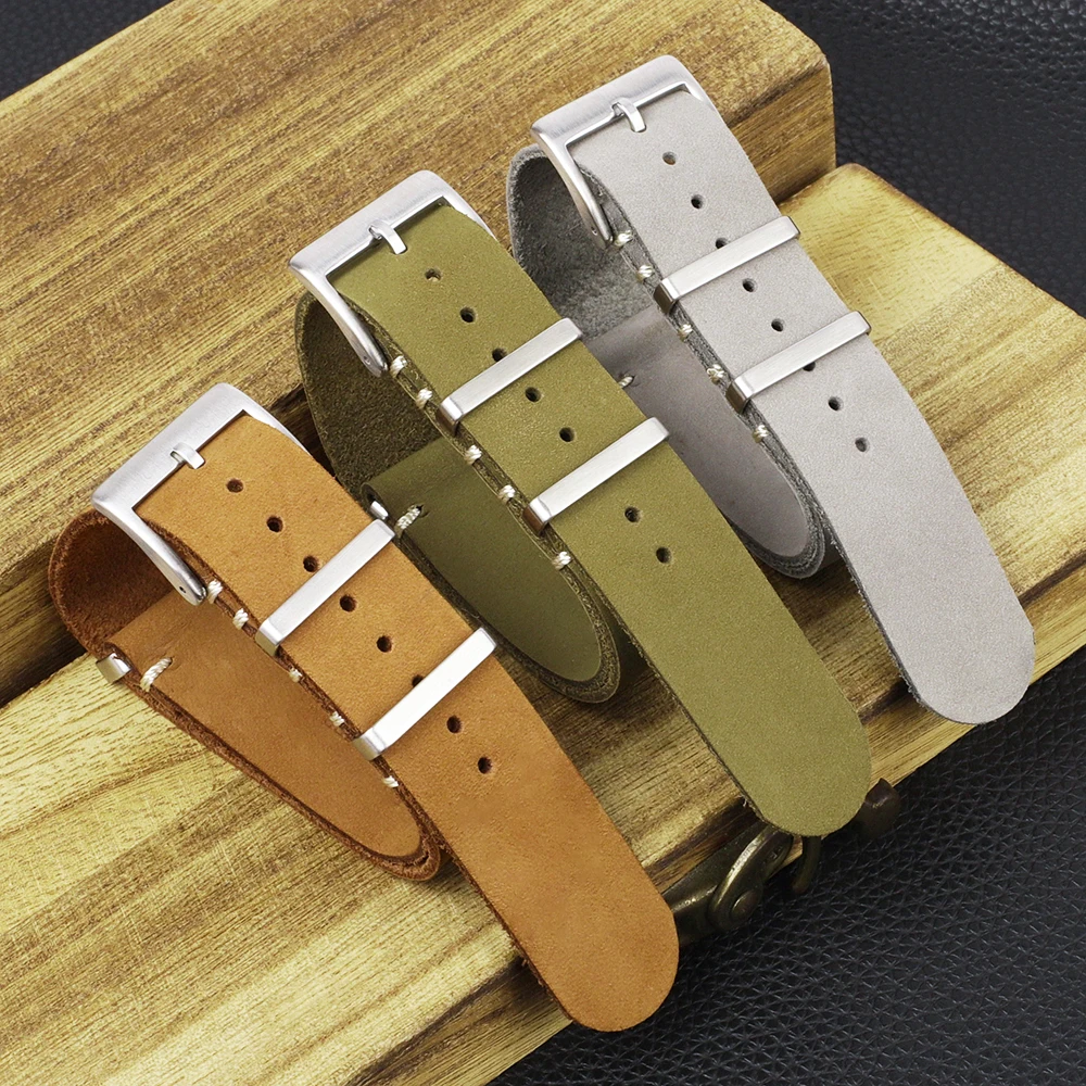 Soft Nubuck Leather Watch Band 18mm 20mm 22mm Genuine Leather Long Strap Gray Green Brown Universal Watchband Watch Accessories 
Soft Nubuck Leather Watch Band 18mm 20mm 22mm Genuine Leather Long Strap Gray Green Brown Universal Watchband Watch Accessories