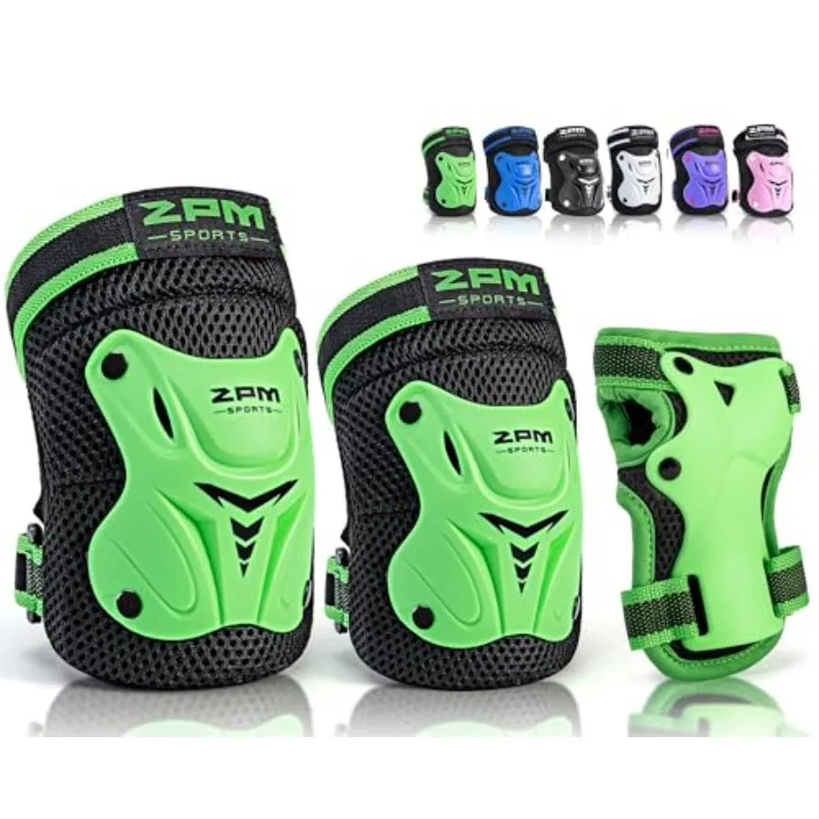 Knee Pads for,Wrist Guards Knee and Elbow Pads Set with Drawstring Bag, Protective Gear Set for Girls Boys Roller Skating Cycli
Knee Pads for,Wrist Guards Knee and Elbow Pads Set with Drawstring Bag, Protective Gear Set for Girls Boys Roller Skating Cycli