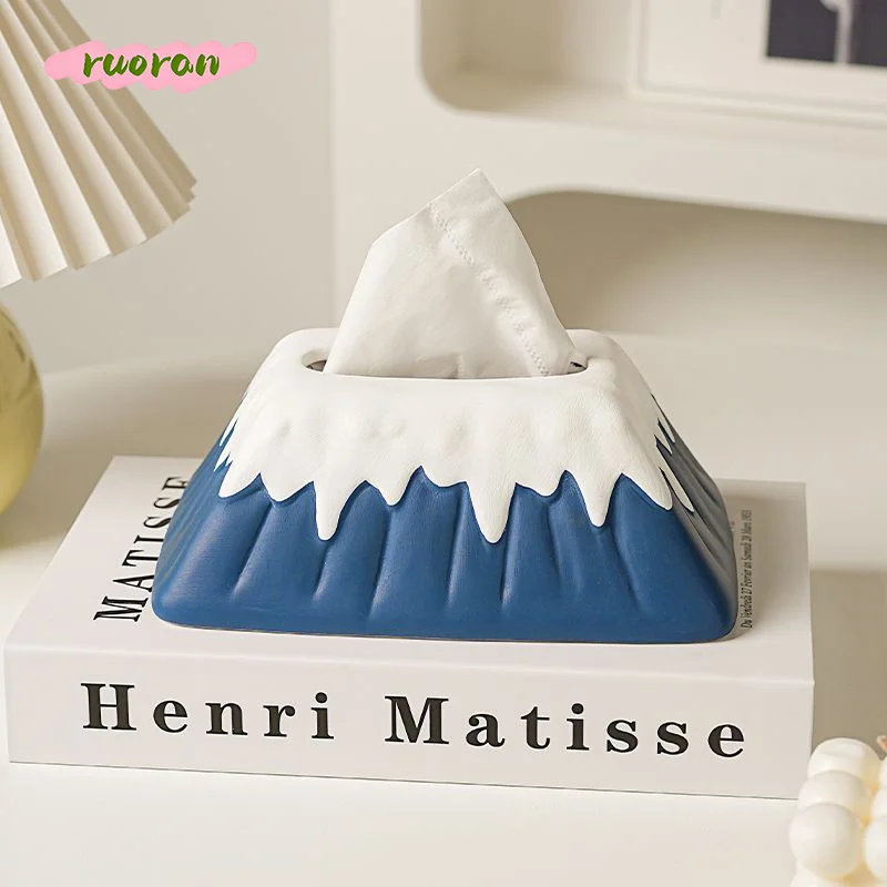 Ceramic Snow Mountain Tissue Box High Value Desktop Ornament for Living Room Bedroom Napkin Holder Storage
Ceramic Snow Mountain Tissue Box High Value Desktop Ornament for Living Room Bedroom Napkin Holder Storage