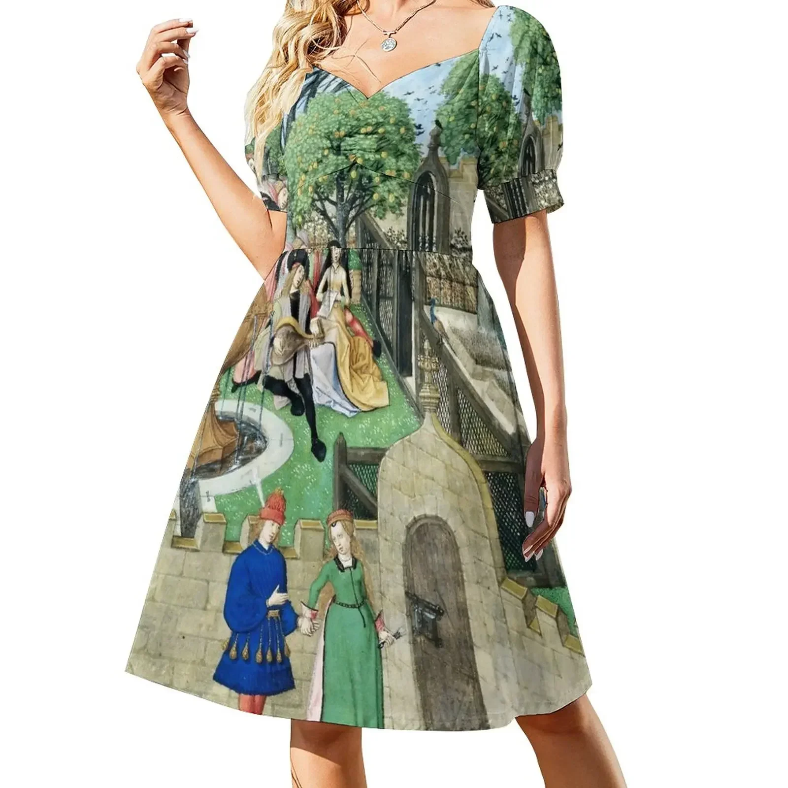 The Garden of Pleasure Short-Sleeved Dress summer woman dress 2025 dresses korean style ceremony dresses Dress
The Garden of Pleasure Short-Sleeved Dress summer woman dress 2025 dresses korean style ceremony dresses Dress