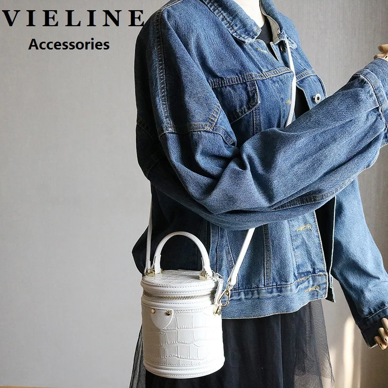 VIELINE New Women's Bucket Bag Real Leather One-shoulder Handbag Crocodile Pattern Crossbody Messenger Bag
VIELINE New Women's Bucket Bag Real Leather One-shoulder Handbag Crocodile Pattern Crossbody Messenger Bag