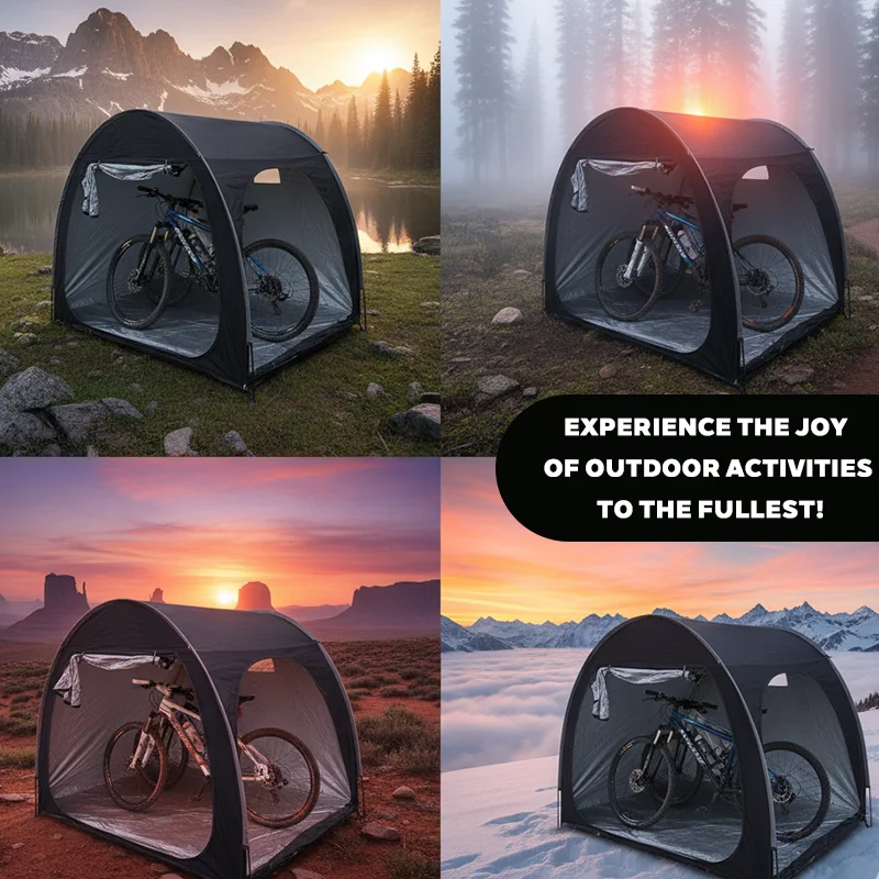Portable Thickened Oxford Cloth Bike Shelter Private Travel Tent for Outdoor Hiking Cycling Camping And Travel
Portable Thickened Oxford Cloth Bike Shelter Private Travel Tent for Outdoor Hiking Cycling Camping And Travel