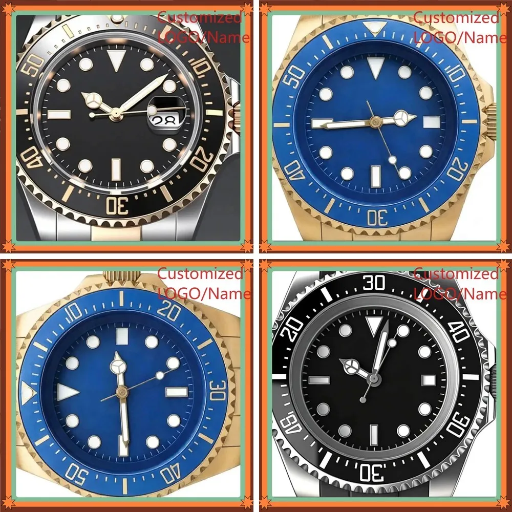 Moq 5 units wholesale price custom logo high quality luxury watch 44mm Men Automatic Movement 904L Stainless Steel
Moq 5 units wholesale price custom logo high quality luxury watch 44mm Men Automatic Movement 904L Stainless Steel
