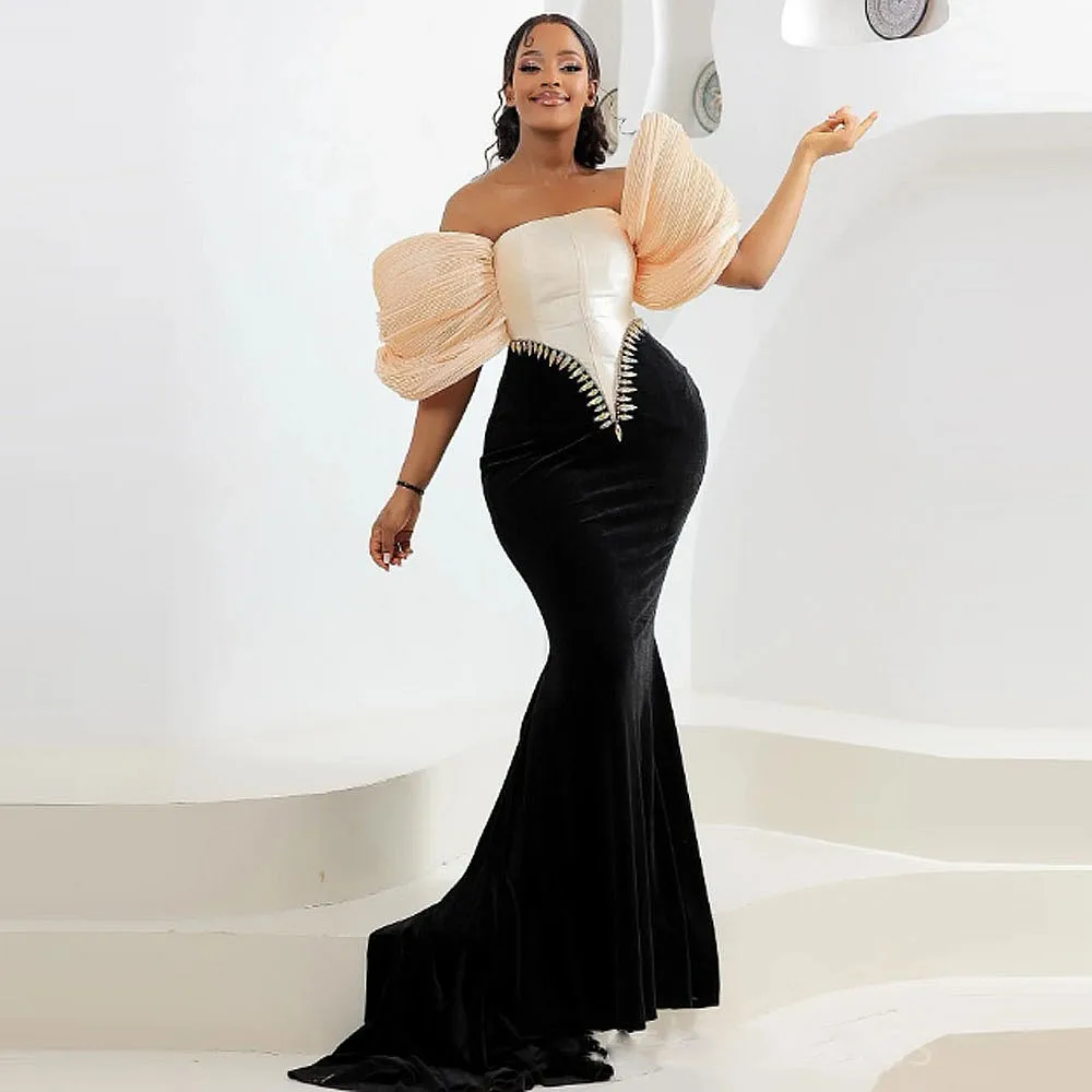Mixes Colors Mermaid Prom Dresses For African Women Crystals Off The Shoulder Girls Birthday Party Dress Aso Ebi Evening Gowns
Mixes Colors Mermaid Prom Dresses For African Women Crystals Off The Shoulder Girls Birthday Party Dress Aso Ebi Evening Gowns