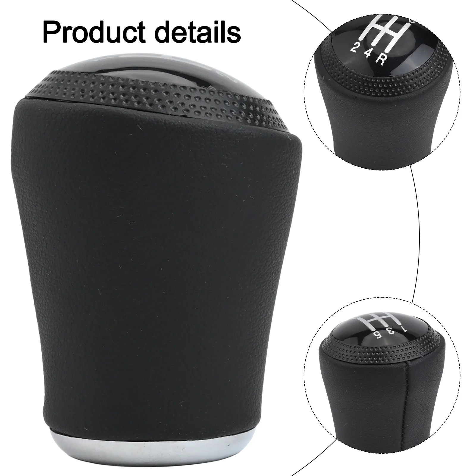 5 Speed Knob Black PU Leather 5 Speed Black PU Leather Personalized Car Accessory Premium Leather Finish Black
5 Speed Knob Black PU Leather 5 Speed Black PU Leather Personalized Car Accessory Premium Leather Finish Black