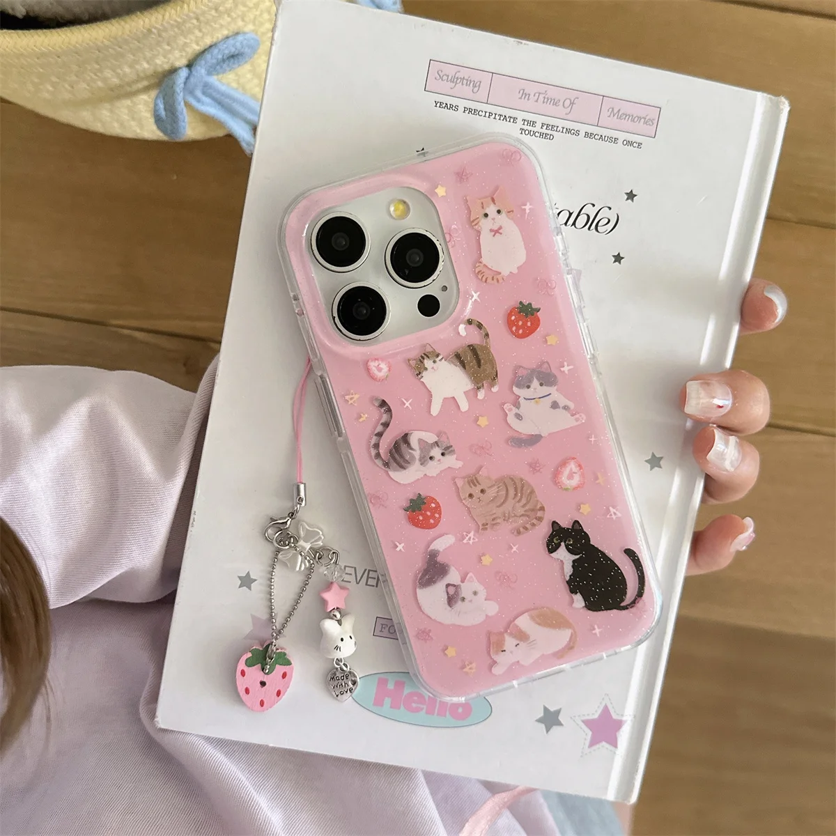New 2025 KT cat For iPhone 16 15 14 13 Pro Max New Cute Cartoon Fashion Girls fundas iphone 15 case Phone Case Protective cover
New 2025 KT cat For iPhone 16 15 14 13 Pro Max New Cute Cartoon Fashion Girls fundas iphone 15 case Phone Case Protective cover