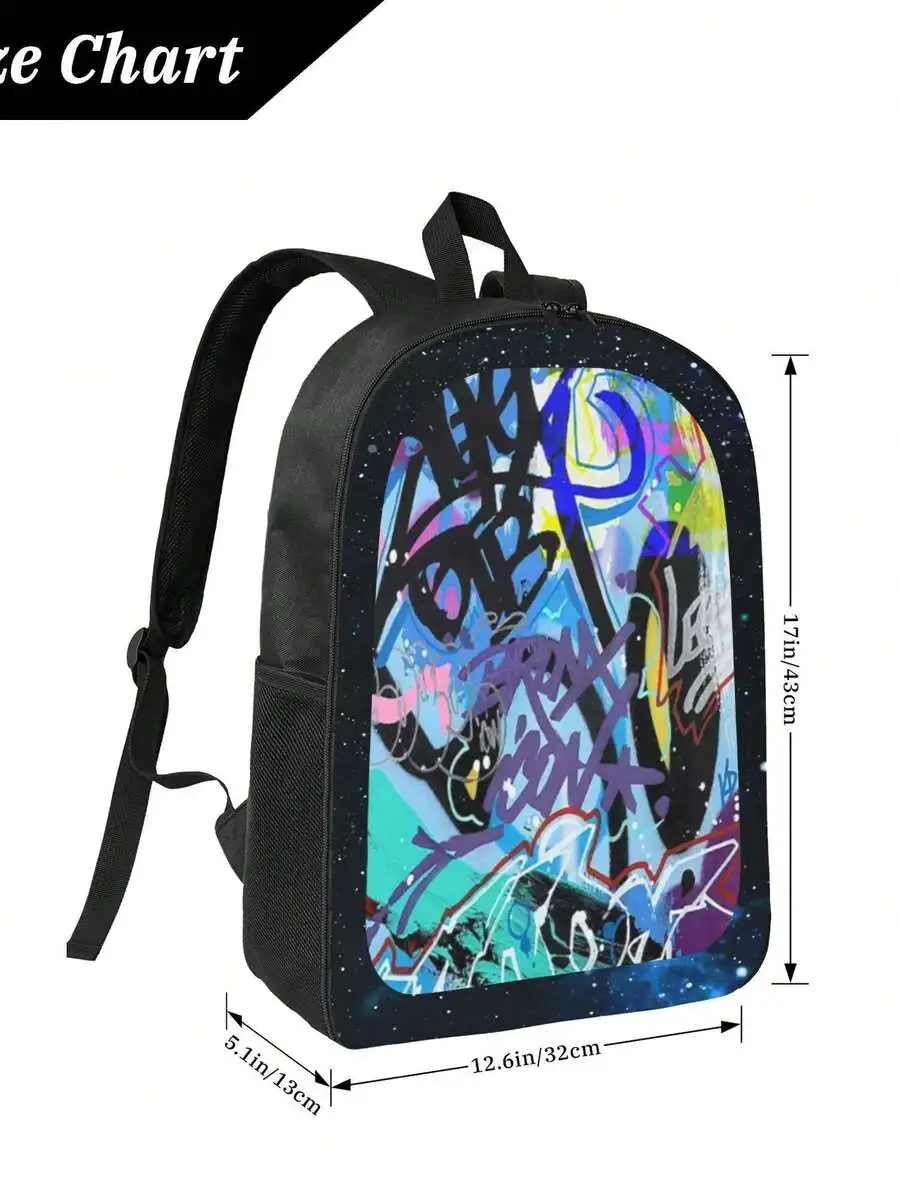 Graffiti Galaxy Print Backpack Black Blue Purple Yellow Green Water Resistant Durable For Adults
Graffiti Galaxy Print Backpack Black Blue Purple Yellow Green Water Resistant Durable For Adults