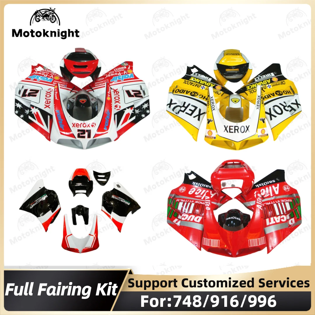 Комплект обтекателей для мотоцикла, подходит для Ducati 748 916 996 998 1998 1999 2000 2001 2002, полный комплект обтекателей, комплект панели ABS для кузова zxmt
Комплект обтекателей для мотоцикла, подходит для Ducati 748 916 996 998 1998 1999 2000 2001 2002, полный комплект обтекателей, комплект панели ABS для кузова zxmt