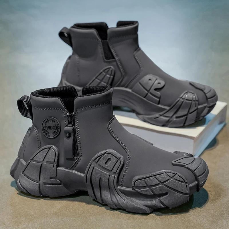Мужские рабочие ботинки, осенние водонепроницаемые противоскользящие, износостойкие, удлиняющие ботинки Work oes для охраны труда
Мужские рабочие ботинки, осенние водонепроницаемые противоскользящие, износостойкие, удлиняющие ботинки Work oes для охраны труда
