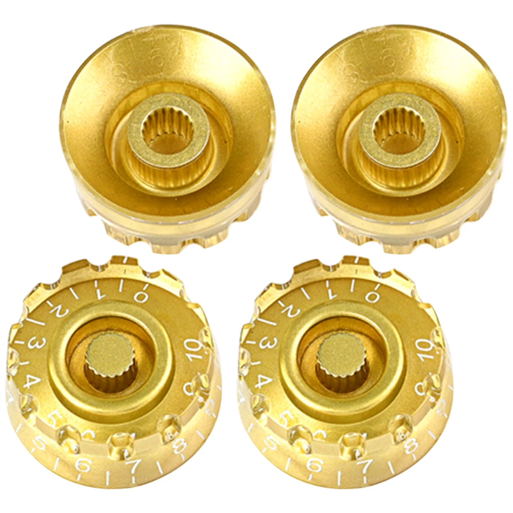 4pcs Guitar Volume Knobs Electric Bass Control Potentiometer Durable Anti-Corrosion Easy Install Adjustable Scale Accessory Tone
4pcs Guitar Volume Knobs Electric Bass Control Potentiometer Durable Anti-Corrosion Easy Install Adjustable Scale Accessory Tone